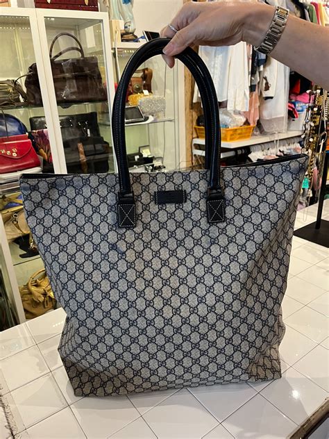 metallic gucci tote|Gucci extra large tote bag.